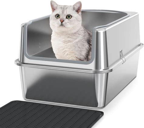 are metal litter boxes better|metal cat litter box reviews.